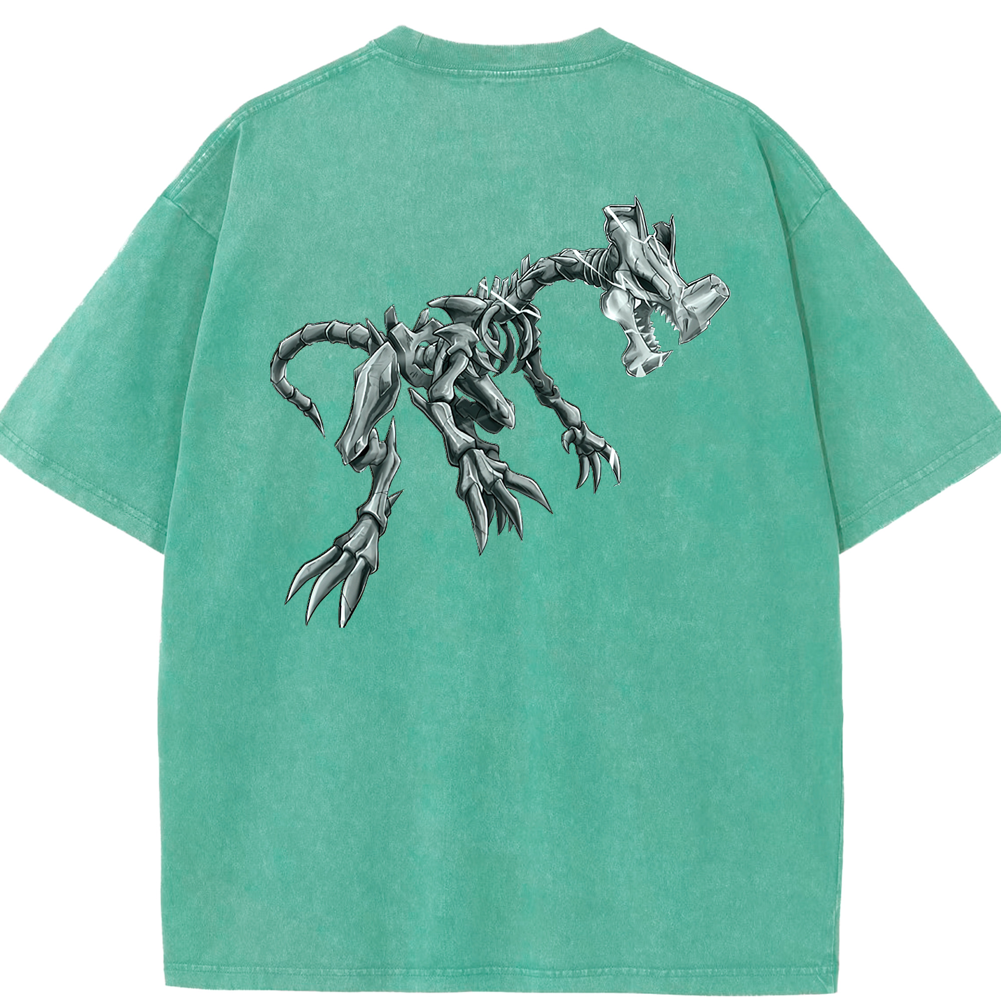 （画像用） 遊☆戯☆王 Yu-Gi-Oh! 綿100% ヴィンテージ風 半袖Tシャツ（背面プリント）